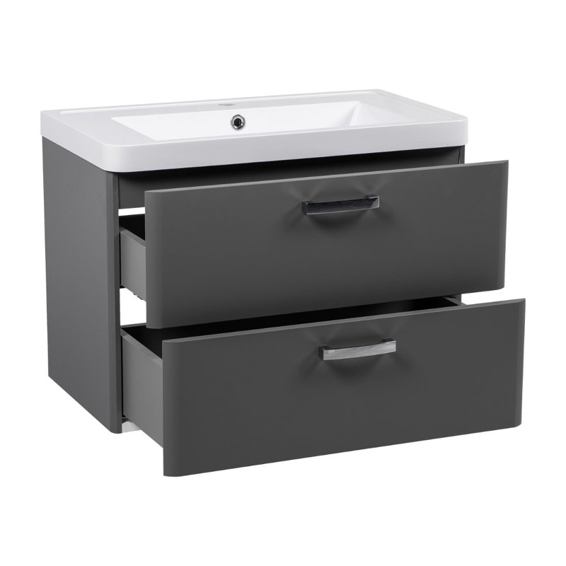 Meuble-lavabo mural avec lavabo Jakkele-W_Modern, Gris mat