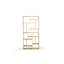 M Solid Wood Geometric Bookcase
