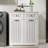 Tilt-Out Laundry Hamper Cabinet For Bathroom