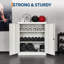 Armoire de rangement en métal 36 po 2 portes - Casier verrouillable en acier avec tablettes réglables pour le bureau à domicile-1860060325