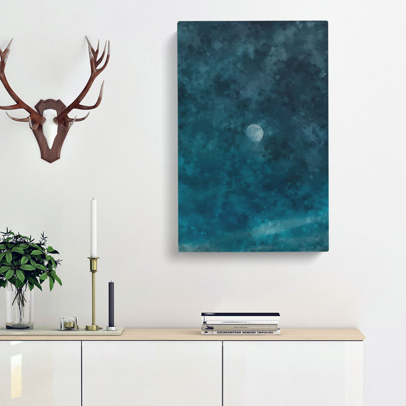 High Moon - Wrapped Canvas, 76cm H x 50cm W x 3cm D