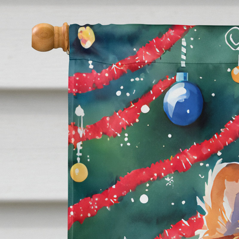Double Sided Polyester Christmas, 40'' H x 28'' W