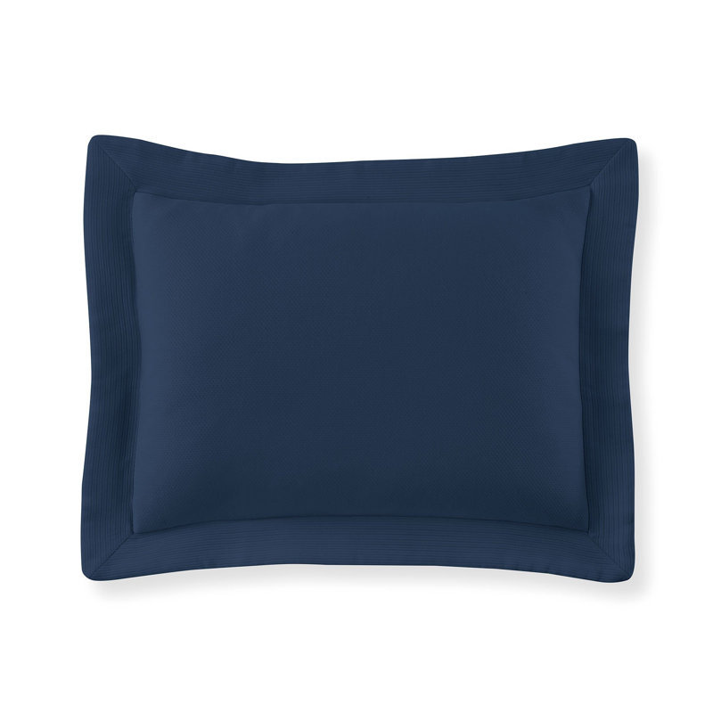 Angelina 100% Cotton Envelope Sham, Euro, White