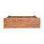 Console de rangement artisanale en bois massif
