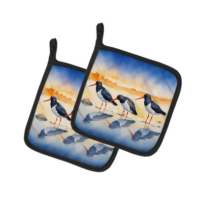 Paire de porte-pots Oystercatchers