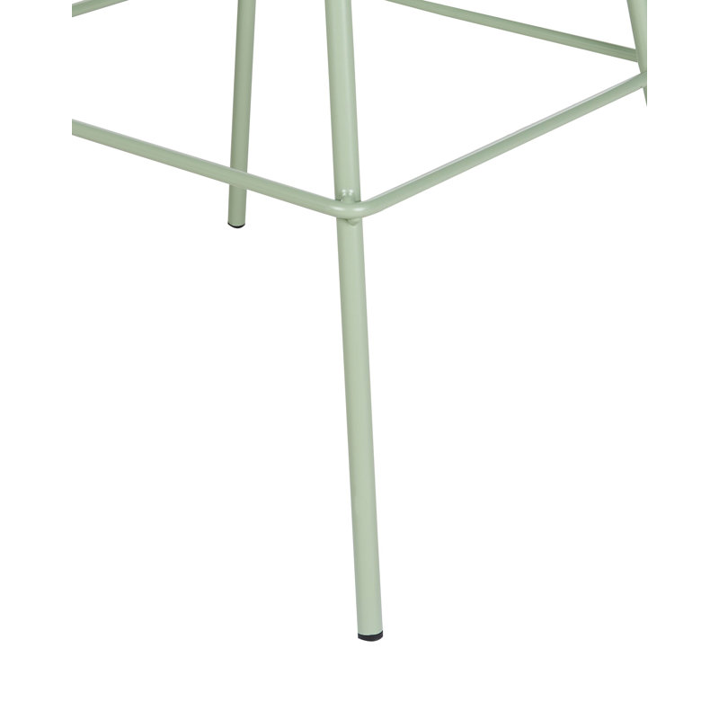 Bluffdale Counter Stool with Metal Frame, Light Green