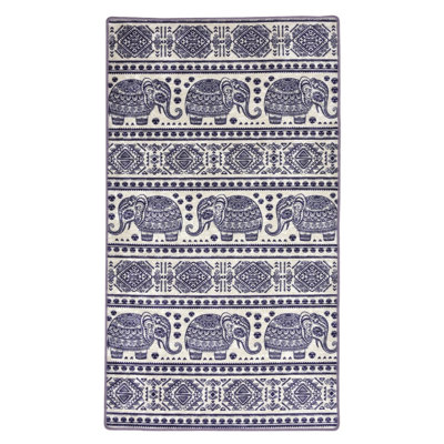 Tapis d'entrée de qualité supérieure, 100% polyester, 39,4 po x 78,7 po | Hauteur de poils de 4 mm, épaisseur totale de 10 mm | Antibactérien, antidérapant, dessous lavable à la machine | Parfait pour le vestibule, le salon et la décoration intérieure