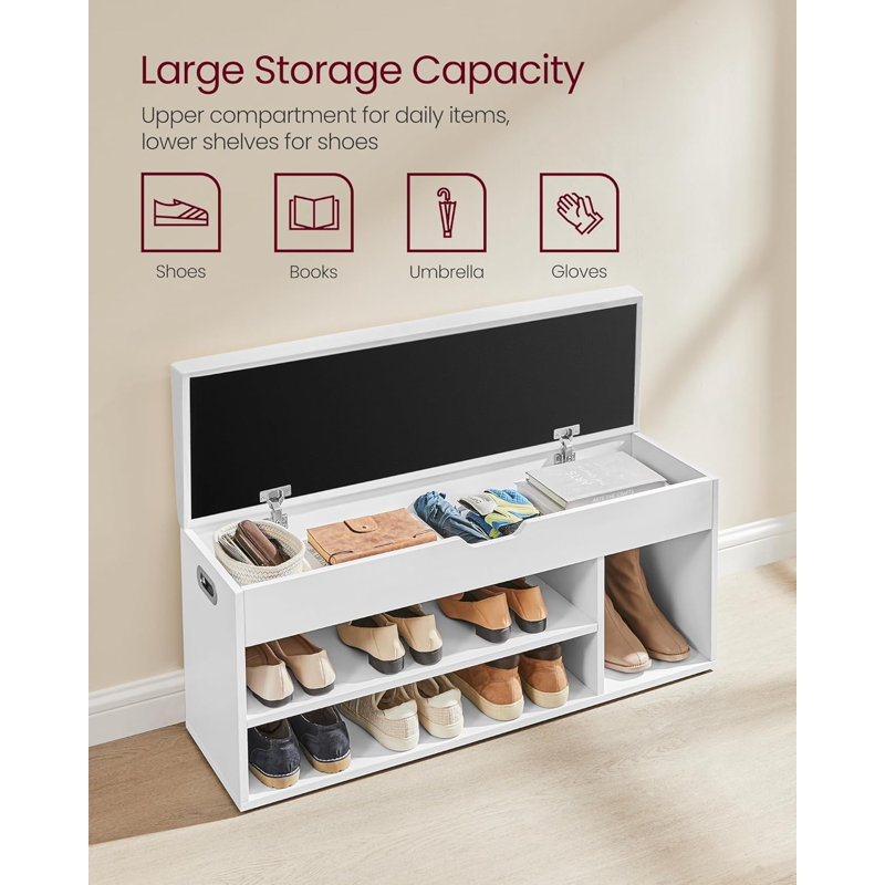10 Pair Shoe Storage Bench