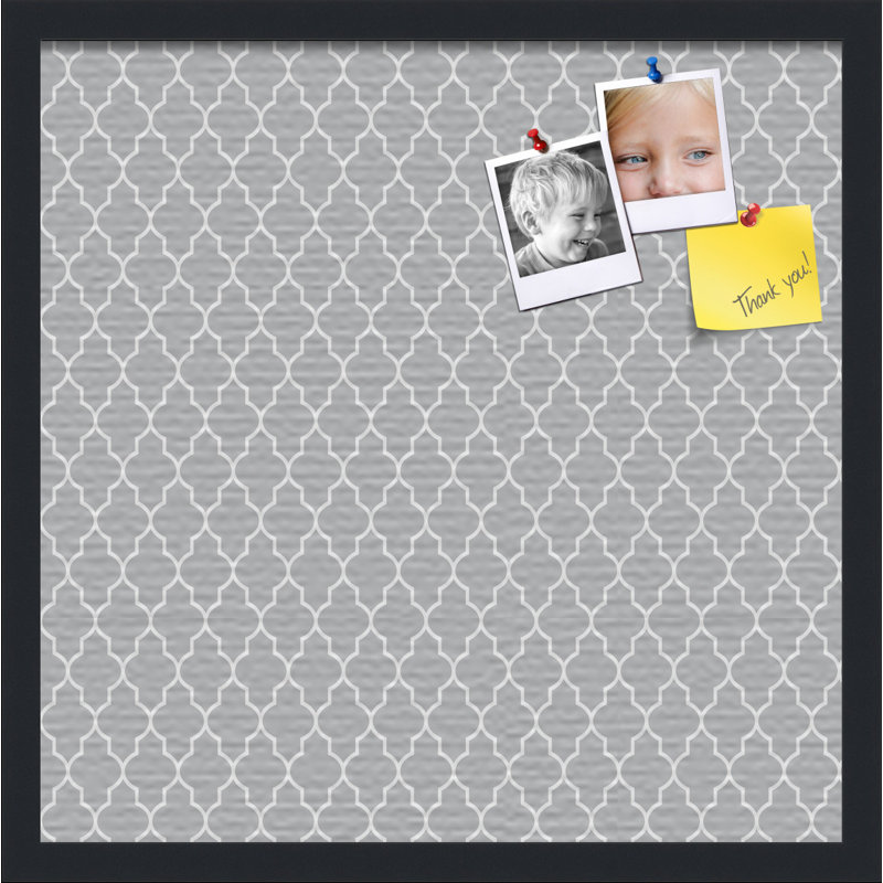 Babillard Pin Cork Pinpix, 24 po x 24 po, Gris