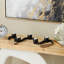 Porte-bougie brun avec guirlande Mango-406271767