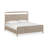 Honey Solid Wood Platform Bed-95846923