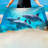 Dolphin Beach Towel Oversized 60"x80", Quick Dry Thin Lightweight Microfiber Towels with Sunlit Underwater Scene, Ideal for Beach Pool Trips