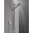 Dryden Single-Spray Slide Bar Hand Held Shower with Hose, Handheld Shower Head-5822636