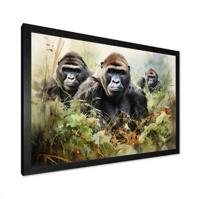 Reproduction d'art mural Bwindi Gorilla In Forest