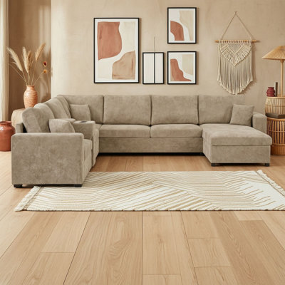 5-Seat Sectional Sofa with Storage