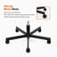 Chaise de bureau ergonomique en tissu Mankirt-1130874916
