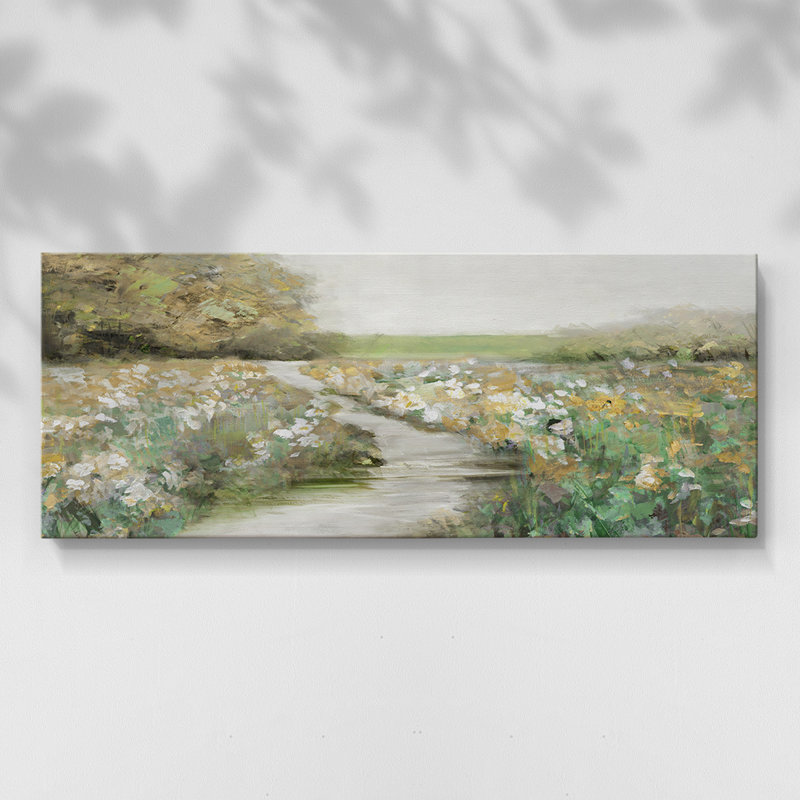 Quiet Meadow- Gallery Wrapped Canvas -Ready to Hang, 16" H x 40" W