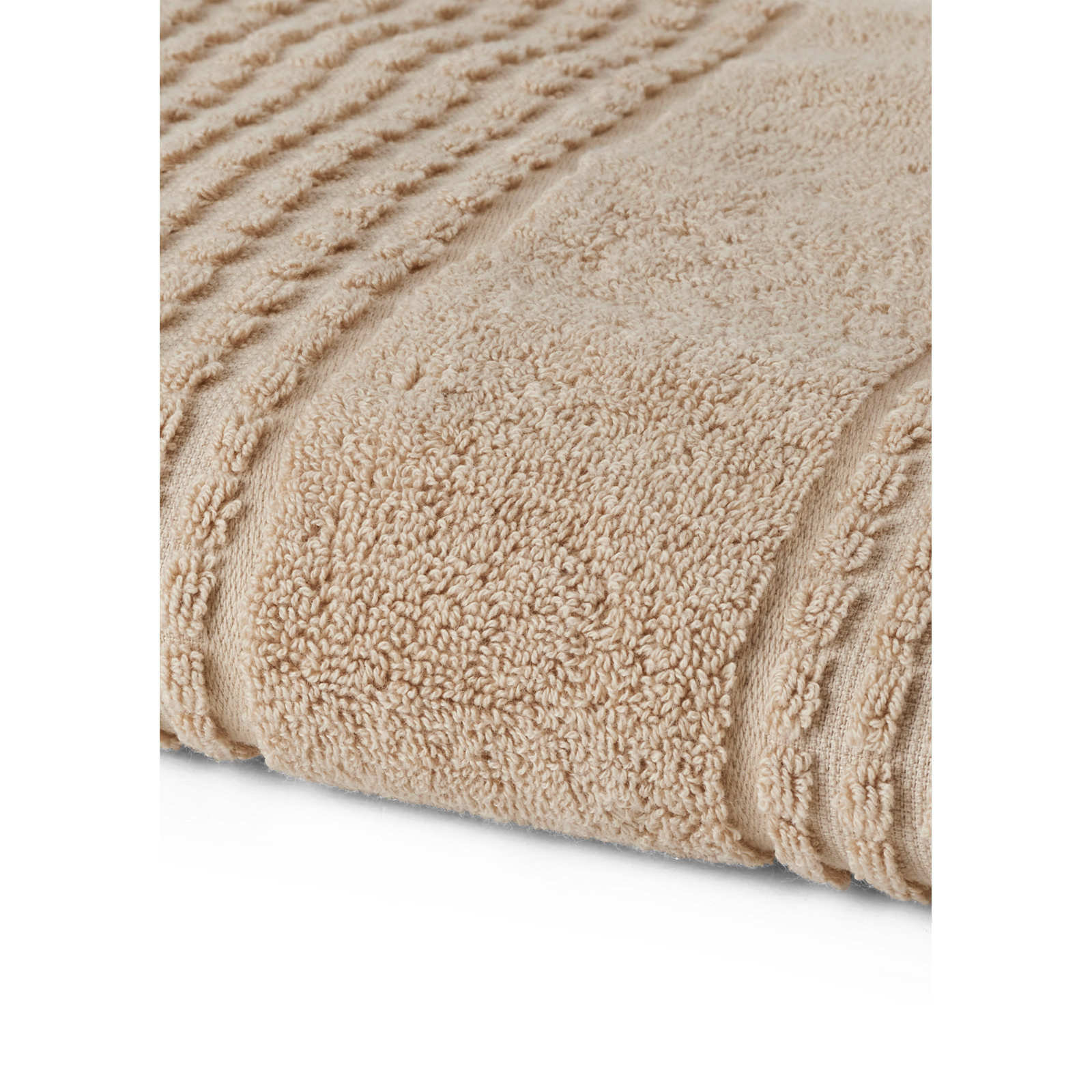 Check Hand Towel 19.7" X 39.4", Sand