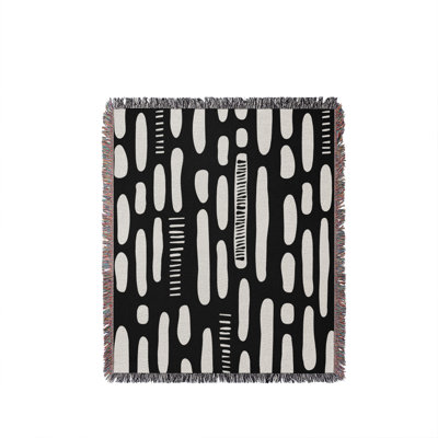 Deka Abstract  Cotton Throw Blanket