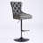 Retro PU Swivel Barstools with Adjusatble Seat Height-1187413769