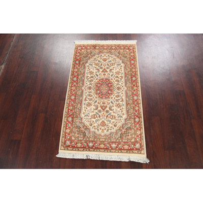 One-of-a-Kind 3'2" X 5'6" New Age Wool Area Rug in