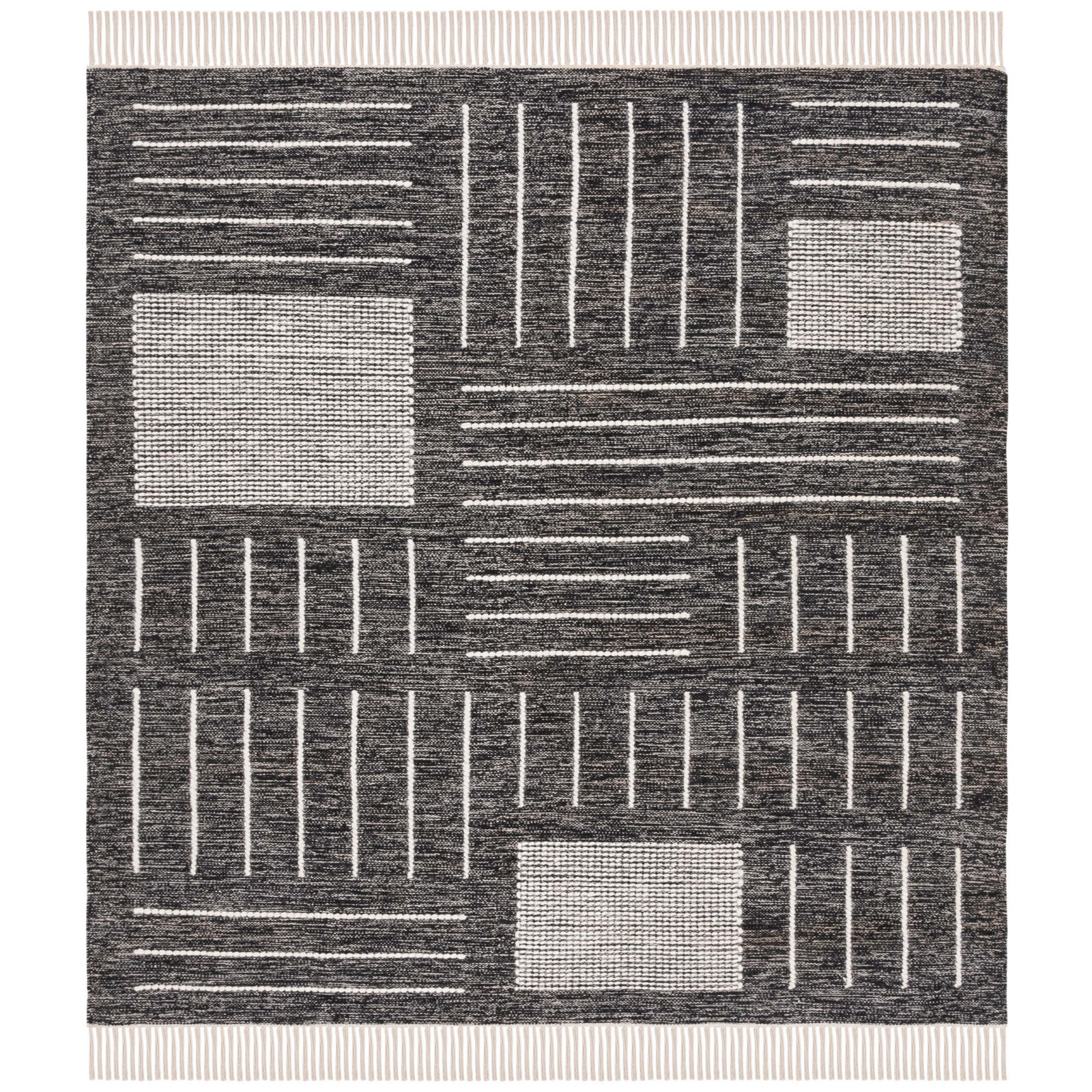 Flore Handmade Rug, Square 6'