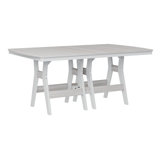 Berlin Gardens Harbor Regular Natural With White Base Rectangular Dining Table
