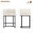 26" Upholstered Counter Stool with Metal Frame-123103709
