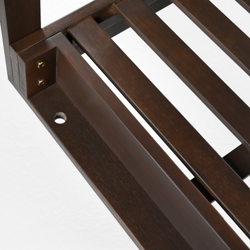 Lit suspendu pleine grandeur 80,03 po, Brun