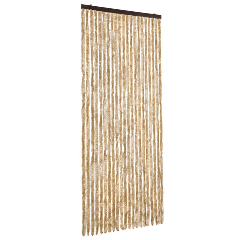 Blackout Single Curtain Panel, 100 W x 220 D cm, Beige