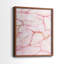 «Rose Marble I», reproduction encadrée de qualité supérieure - prête à être accrochée - aucun clou requis - aucun clou requis-1790749564-1790749561