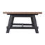 Ensemble de 3 tables basses en bois massif de 48 po avec 2 tables d'appoint Adam