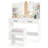 Vanity Set with Lighted Mirror and Stool with Power Outlet-1506183870
