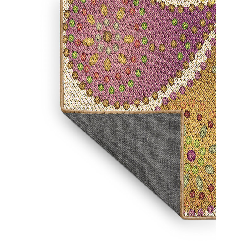 Tapis brun en laine à motif cachemire, Rectangle 5 pi x 7 pi