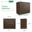 Waterproof 5 Ft. W X 3 Ft. D Metal Flat Storage Shed-1198265398