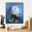 Art mural sur toile Epic Graffiti «Crescent Wild Winter Solstice» par Art and a Little Magic-106171764
