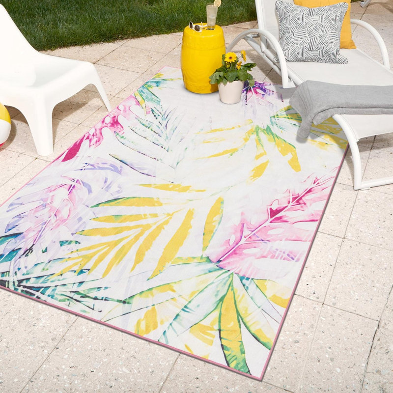 Jill Zarin Aruba Caribbean Indoor/Outdoor Rug, Rectangle 2' x 3'1"