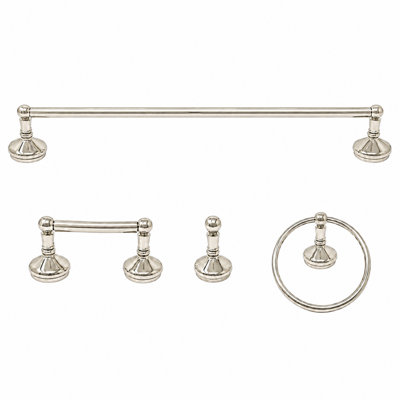 Ensemble de quincaillerie d'accessoires de salle de bain 4 pièces Sacramento P4BSAC18