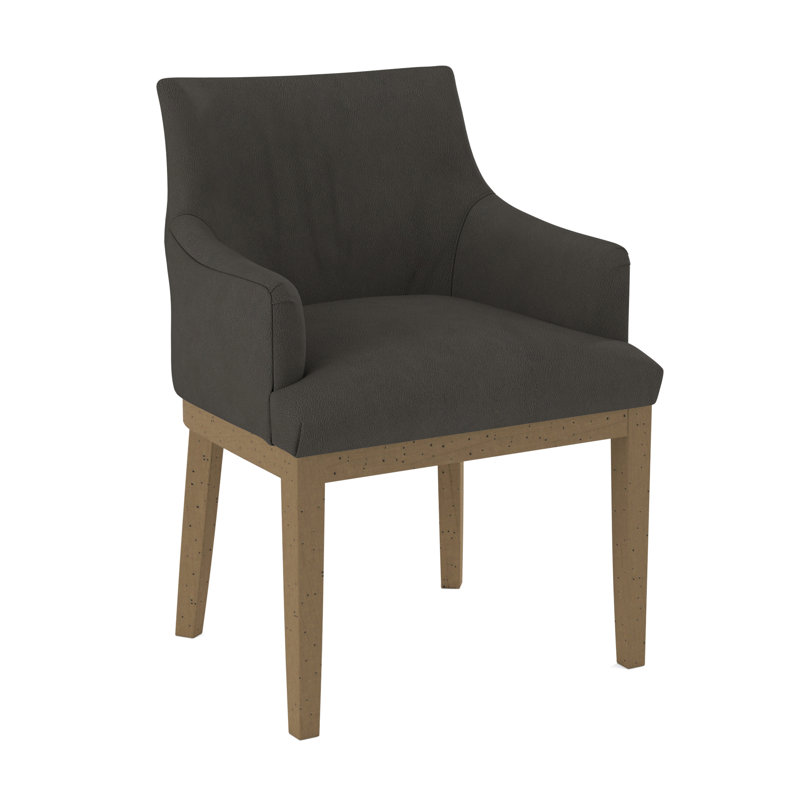Upholstered Arm Chair, Evolution Smokey, Weathered Gray