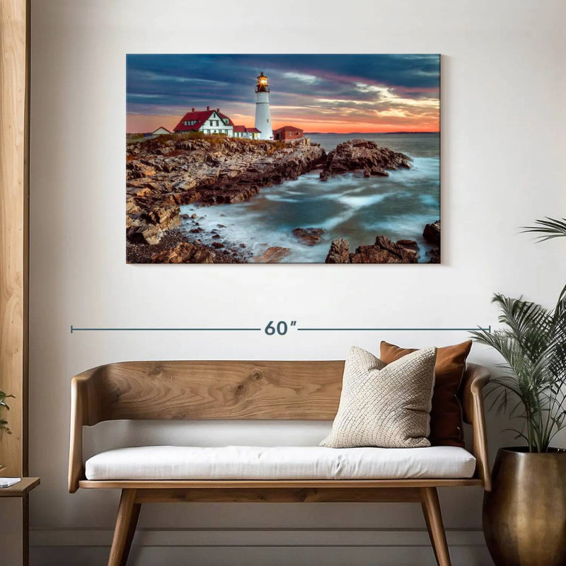 Aletra Cape Elizabeth PDX Stormy Sunrise, H 30 po x l 45 po