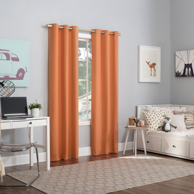 Bright Vibes 100% Blackout Grommet Curtain Panel