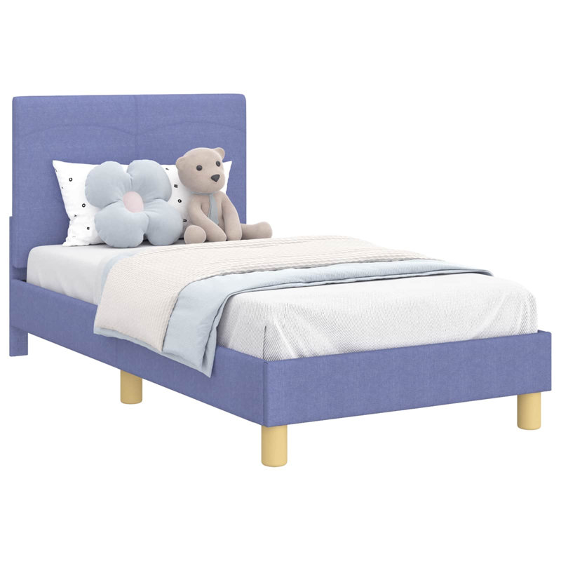 Bed Frame, European Toddler (80 x 160cm), Jeans Blue