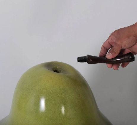 Nathane Large Green Pear Over Sized Statue