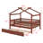 Wooden House Bed with Trundle-101824684-126131859
