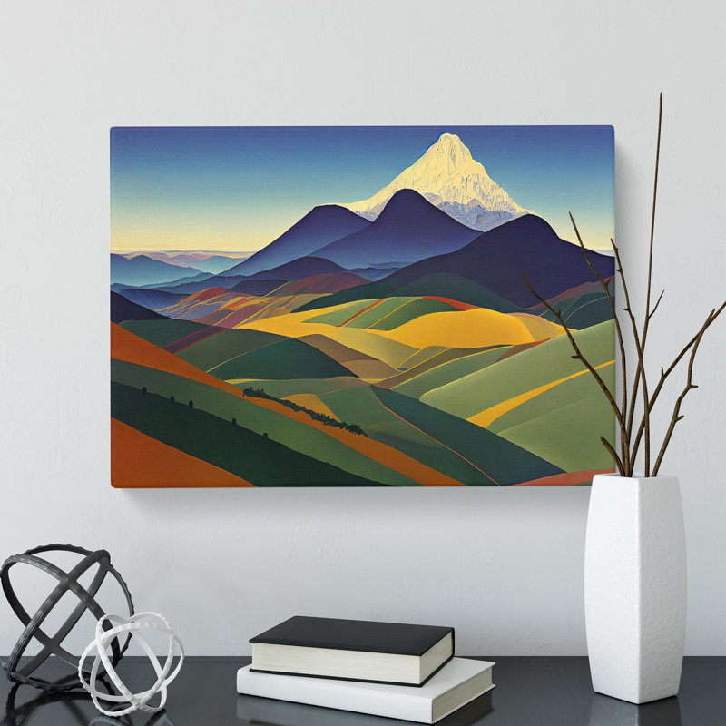 Sweet Mountain Landscape - Wrapped Canvas Print, 35cm H x 50cm W x 3cm D