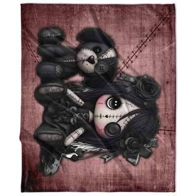 Little Stitch Ups Best Friends Puppy Velveteen Blanket
