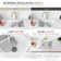 Pietra Stylish Waterton Composite Dual Mount 30” Double-bowl Workstation Kitchen Sink