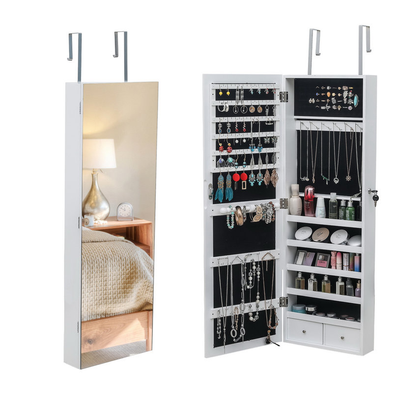 Armoire à bijoux avec miroir Kailey