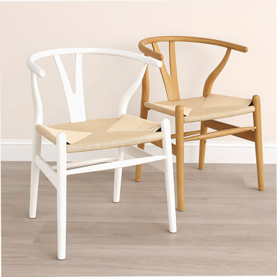 Fauteuil teint en blanc