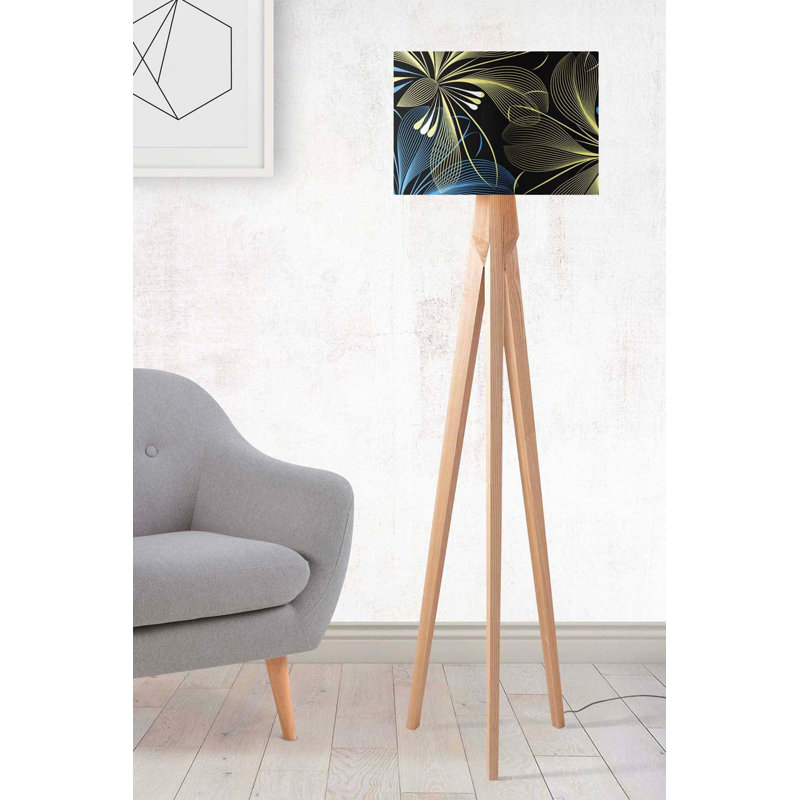 25cm H Cotton Drum Lamp Shade ( Spider )